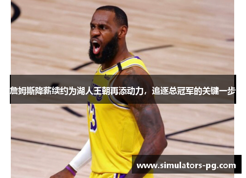 詹姆斯降薪续约为湖人王朝再添动力,追逐总冠军的关键一步 詹姆斯降薪续约为湖人王朝再添动力,追逐总冠军的关键一步