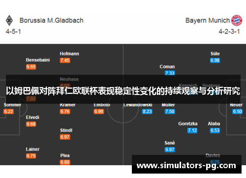以姆巴佩对阵拜仁欧联杯表现稳定性变化的持续观察与分析研究
